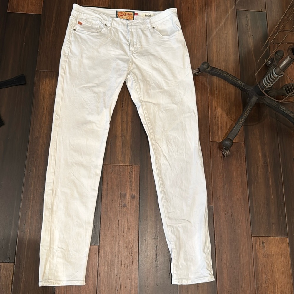 Dear John Joyrich comfort stretch, white jeans, size 30